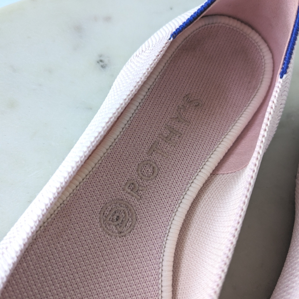 Rothy's The Point Blush With Tortoise Shell Sole - image 6